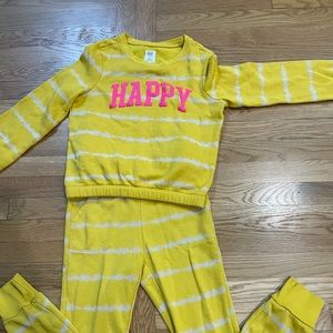 Gap girls sweatshirt pants set size 10
